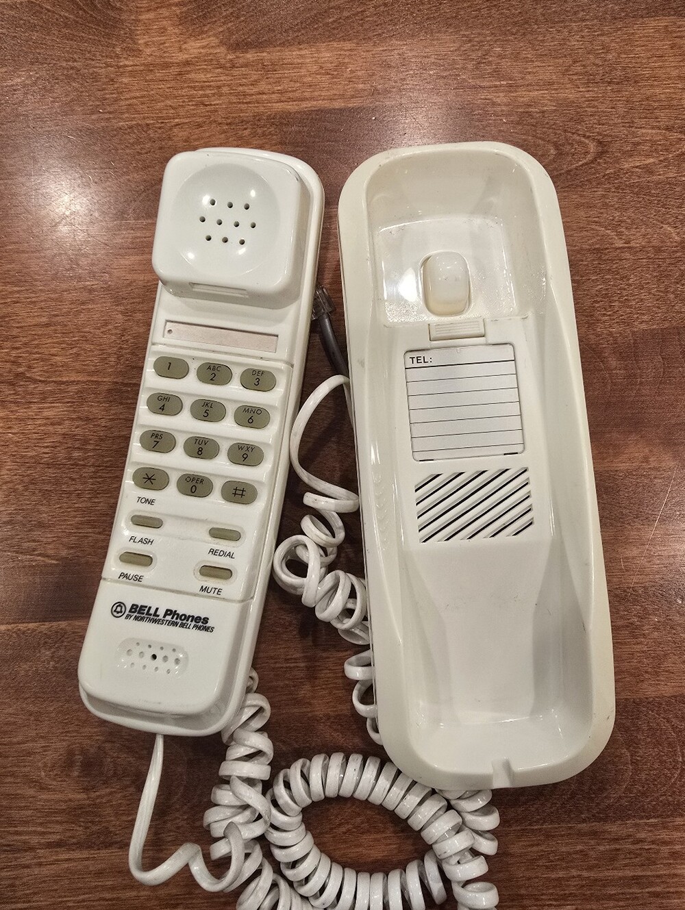 Vtg Bell Phones Roommate 58000 Corded Landline Push Button Tested Cream Works